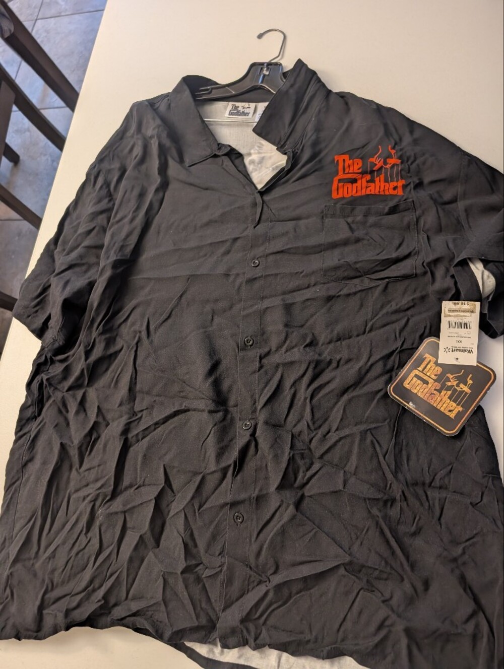 Brand New The Godfather Themed Button Up Shirt